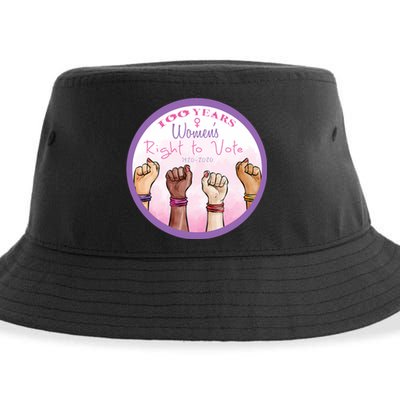 100 Years Women Right To Vote Centennial Xix 19th Sustainable Bucket Hat