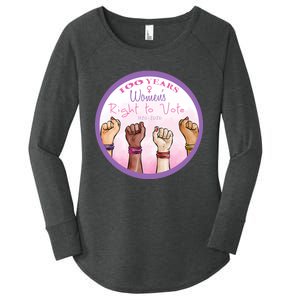 100 Years Women Right To Vote Centennial Xix 19th Women's Perfect Tri Tunic Long Sleeve Shirt