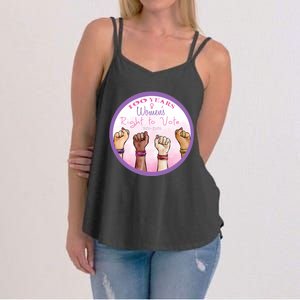 100 Years Women Right To Vote Centennial Xix 19th Women's Strappy Tank