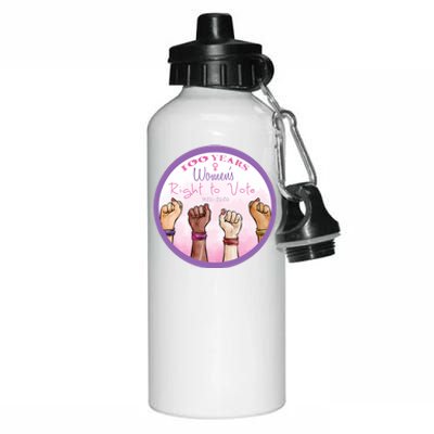 100 Years Women Right To Vote Centennial Xix 19th Aluminum Water Bottle 