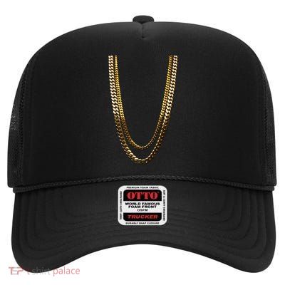 2 Chains High Crown Mesh Back Trucker Hat