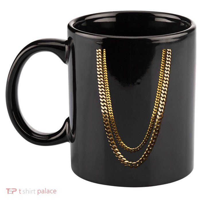 2 Chains 11oz C Handle Ceramic Mug