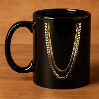 2 Chains 11oz C Handle Ceramic Mug
