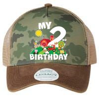 2 Year Old Farm My 2nd Birthday Legacy Tie Dye Trucker Hat