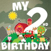 2 Year Old Farm My 2nd Birthday Legacy Tie Dye Trucker Hat
