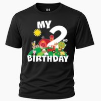2 Year Old Farm My 2nd Birthday Performance Shirt