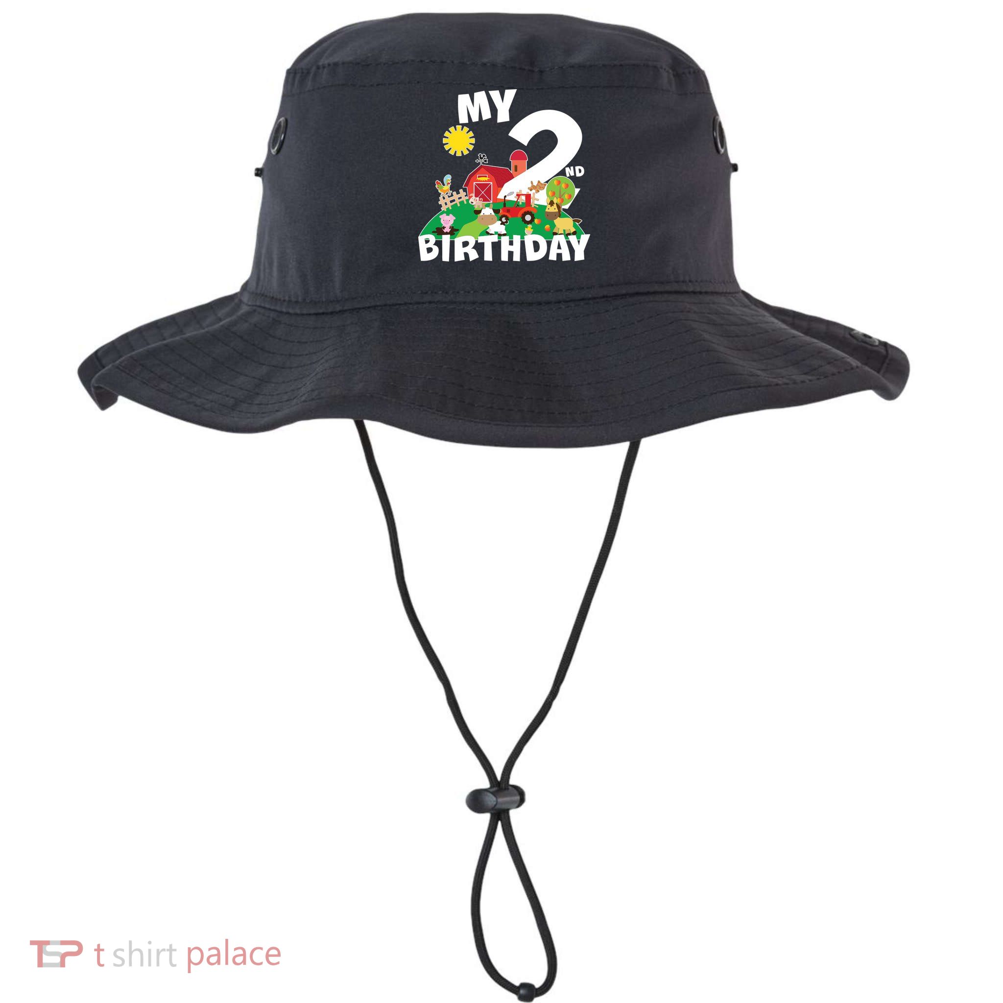 2 Year Old Farm My 2nd Birthday Bucket Hat