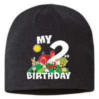 2 Year Old Farm My 2nd Birthday Sustainable Beanie
