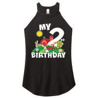 2 Year Old Farm My 2nd Birthday Women's Perfect Tri Rocker Tank