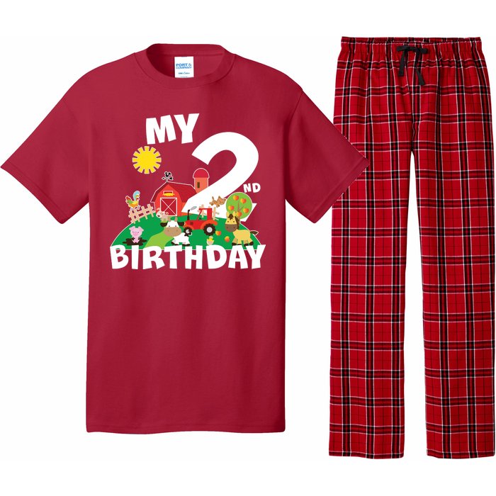 2 Year Old Farm My 2nd Birthday Pajama Set