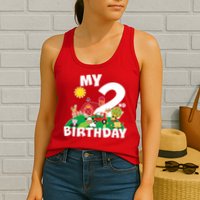 2 Year Old Farm My 2nd Birthday Womens Tank Top