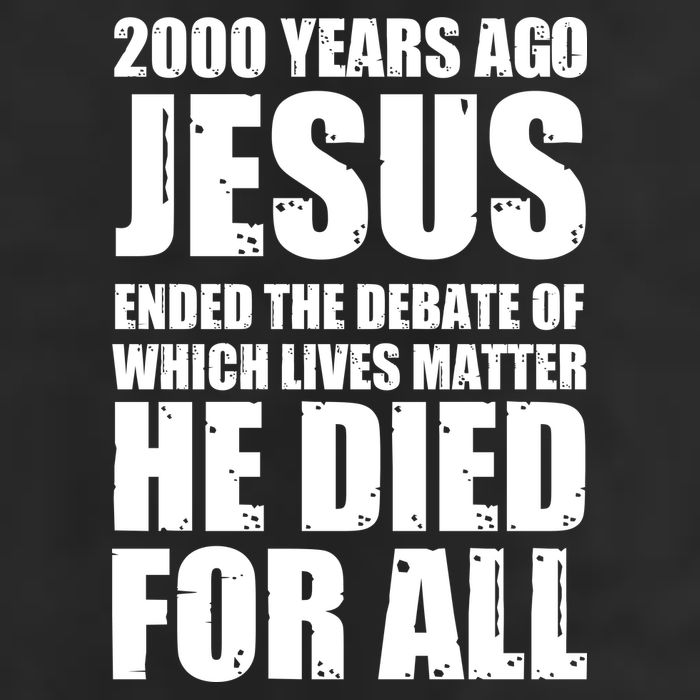 2000 Years Ago Jesus Ended The Debate Of Which Lives Matter Golf Towel
