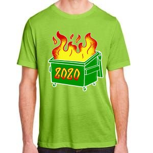 2020 Dumpster Fire Funny Disaster Adult ChromaSoft Performance T-Shirt