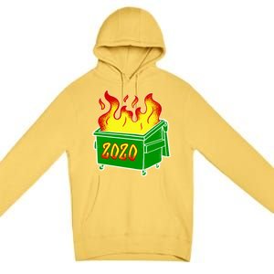 2020 Dumpster Fire Funny Disaster Premium Pullover Hoodie