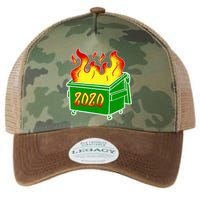 2020 Dumpster Fire Funny Disaster Legacy Tie Dye Trucker Hat