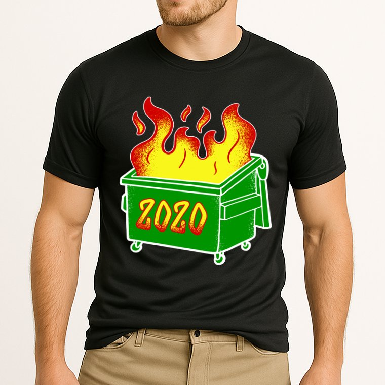 2020 Dumpster Fire Funny Disaster Performance Shirt
