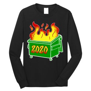 2020 Dumpster Fire Funny Disaster Long Sleeve Shirt