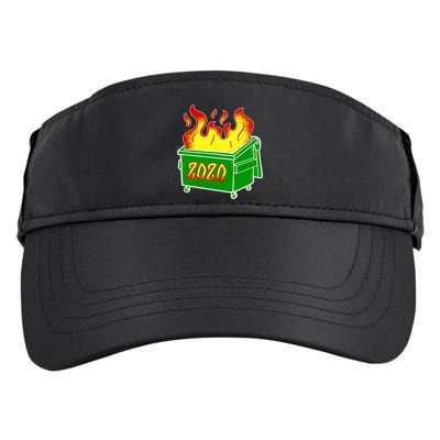 2020 Dumpster Fire Funny Disaster Adult Drive Performance Visor