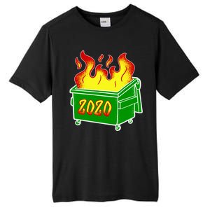 2020 Dumpster Fire Funny Disaster Tall Fusion ChromaSoft Performance T-Shirt