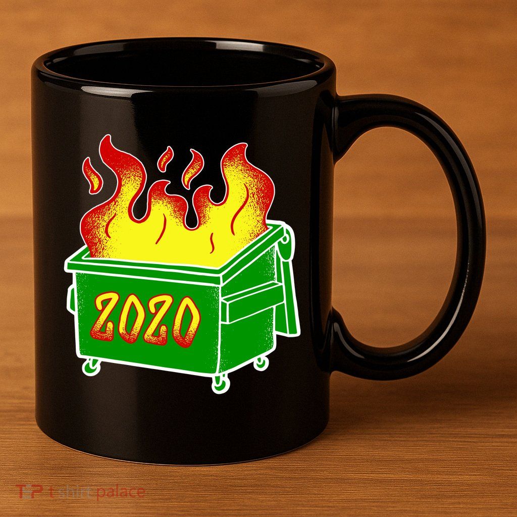 2020 Dumpster Fire Funny Disaster 11oz C Handle Ceramic Mug