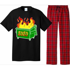 2020 Dumpster Fire Funny Disaster Pajama Set