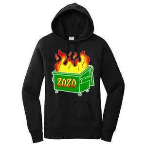 2020 Dumpster Fire Funny Disaster Women's Pullover Hoodie