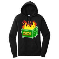 2020 Dumpster Fire Funny Disaster Women's Pullover Hoodie