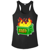 2020 Dumpster Fire Funny Disaster Ladies PosiCharge Competitor Racerback Tank