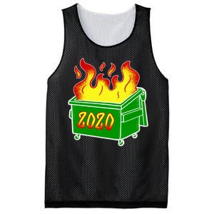 2020 Dumpster Fire Funny Disaster Mesh Reversible Basketball Jersey Tank