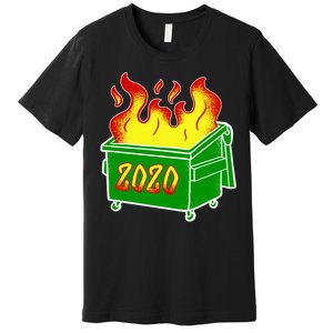 2020 Dumpster Fire Funny Disaster Premium T-Shirt