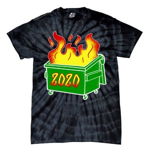 2020 Dumpster Fire Funny Disaster Tie-Dye T-Shirt