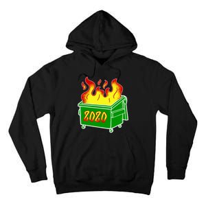 2020 Dumpster Fire Funny Disaster Tall Hoodie