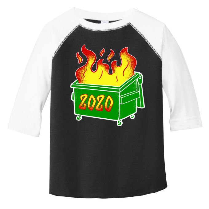 2020 Dumpster Fire Funny Disaster Toddler Fine Jersey T-Shirt
