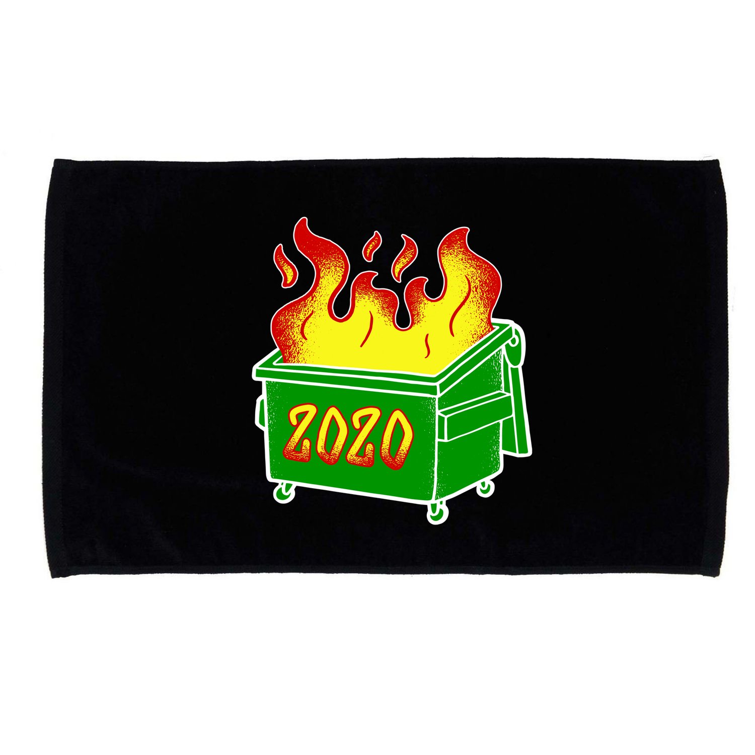 2020 Dumpster Fire Funny Disaster Microfiber Hand Towel