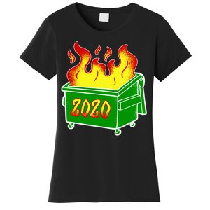 2020 Dumpster Fire Funny Disaster Women's T-Shirt