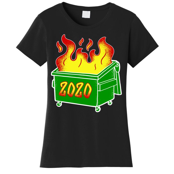 2020 Dumpster Fire Funny Disaster Women's T-Shirt