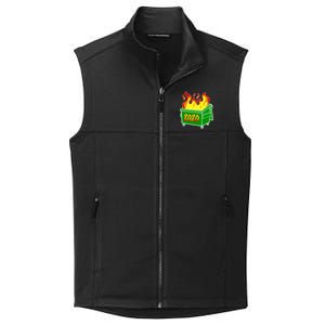 2020 Dumpster Fire Funny Disaster Collective Smooth Fleece Vest