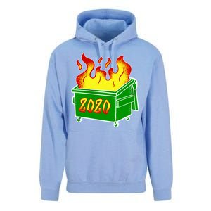 2020 Dumpster Fire Funny Disaster Unisex Surf Hoodie