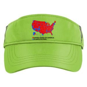 2020 Election Electoral Map Pro Trump Adult Drive Performance Visor