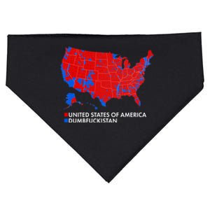 2020 Election Electoral Map Pro Trump USA-Made Doggie Bandana