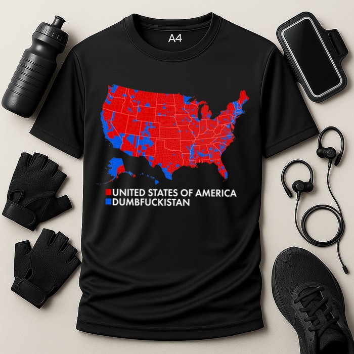 2020 Election Electoral Map Pro Trump Cooling Performance Crew T-Shirt