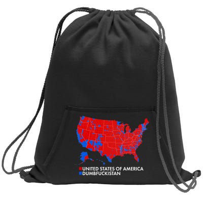 2020 Election Electoral Map Pro Trump Sweatshirt Cinch Pack Bag