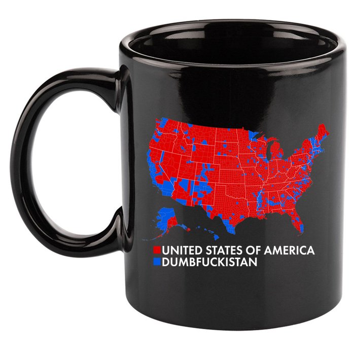 2020 Election Electoral Map Pro Trump 11oz C Handle Ceramic Mug