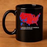 2020 Election Electoral Map Pro Trump 11oz C Handle Ceramic Mug
