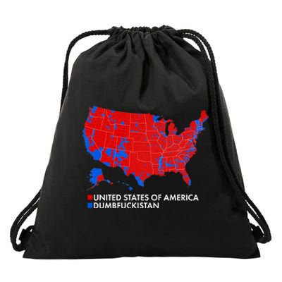 2020 Election Electoral Map Pro Trump Drawstring Bag