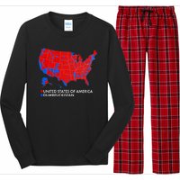 2020 Election Electoral Map Pro Trump Long Sleeve Pajama Set