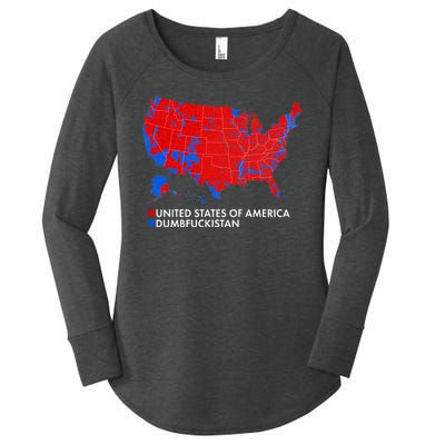 2020 Election Electoral Map Pro Trump Women's Perfect Tri Tunic Long Sleeve Shirt