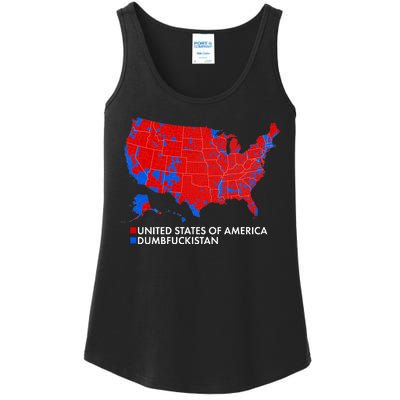 2020 Election Electoral Map Pro Trump Ladies Essential Tank