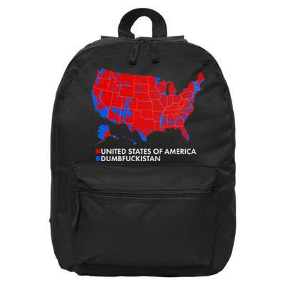 2020 Election Electoral Map Pro Trump 16 in Basic Backpack