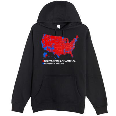 2020 Election Electoral Map Pro Trump Premium Pullover Hoodie